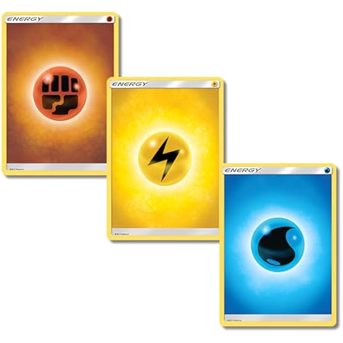 rayihni POKEMON TCG: 90 BASIC ENERGY CARDS LOT: 10 OF EACH TYPE - Image 3